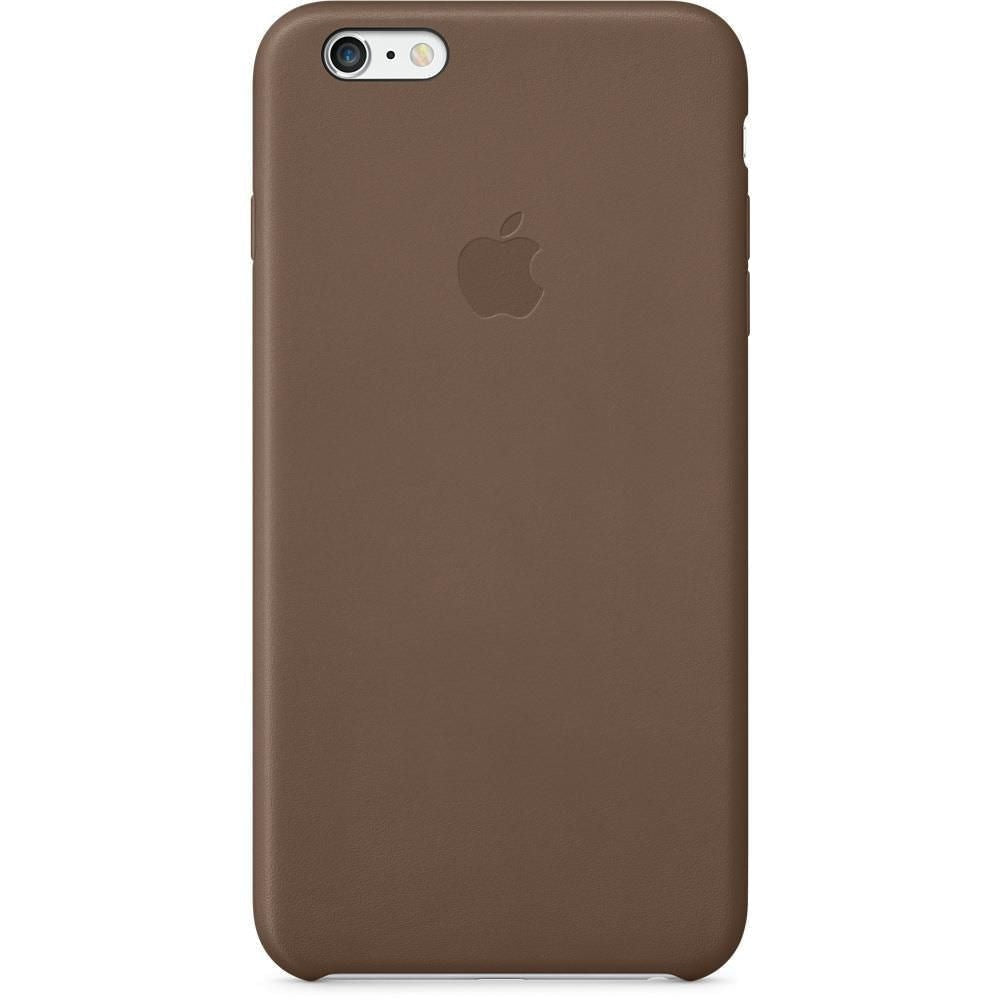 Husa Originala Piele Naturala Apple MGQR2ZM/A - iPhone 6(s) Plus Olive Brown - RESIGILAT - MGQR2ZM/A-R - 888462016001 - 1