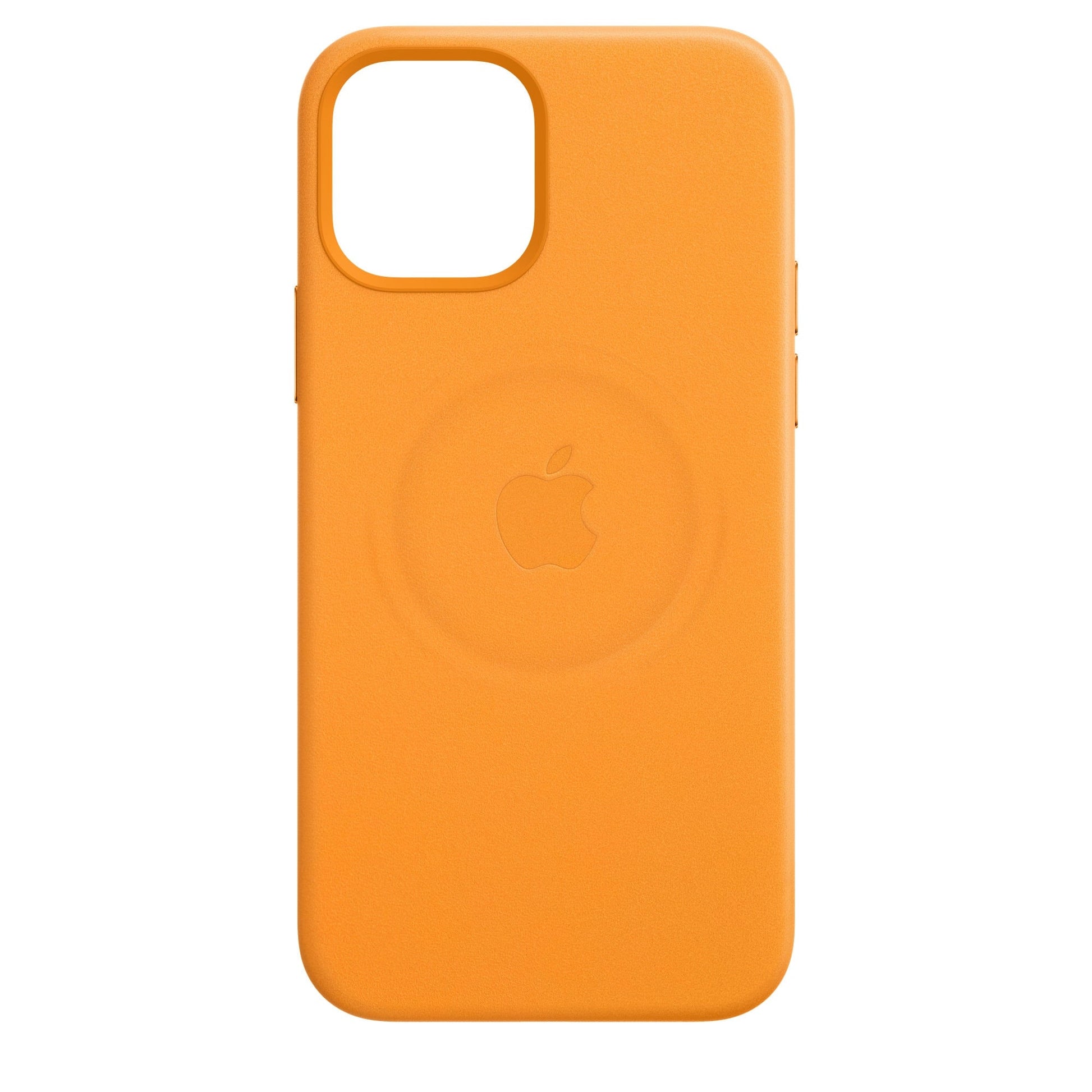 Husa Originala Piele Naturala Apple MHK63ZM/A MagSafe - iPhone 12 Mini California Poppy - 194252167977 - 7