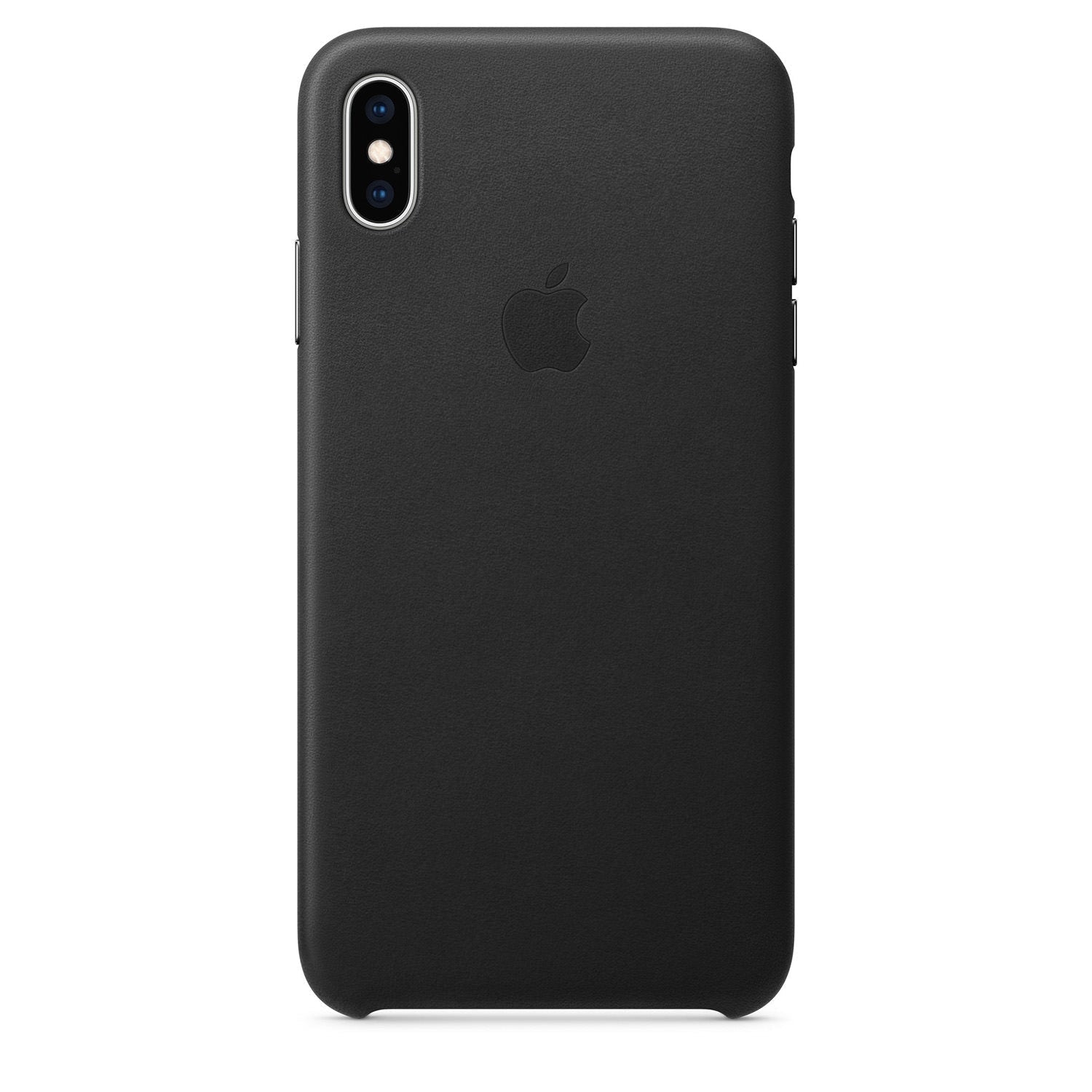 Husa Piele Naturala Apple pt. iPhone XS Max Black - MRWT2ZM/A Originala - 190198763464 - 1
