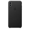 Husa Piele Naturala Apple pt. iPhone XS Max, Black - MRWT2ZM/A, Originala