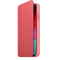 Husa Originala Piele Naturala Folio Apple MRX62ZM/A - iPhone XS Max Peony Pink - 190198763709 - 3