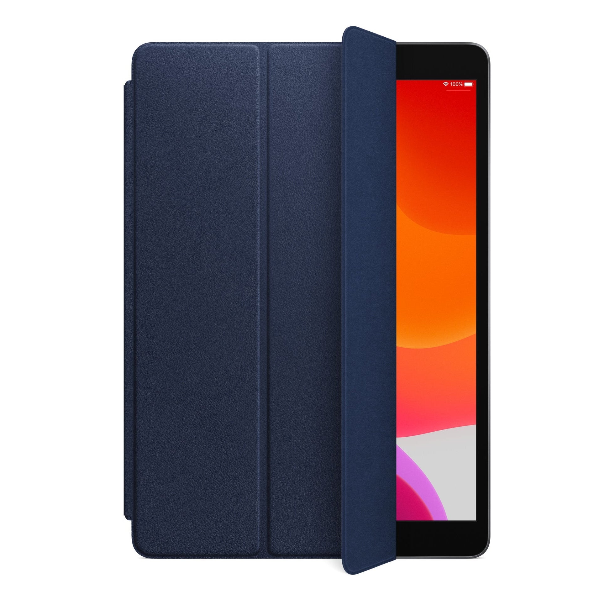 Husa Originala Piele Naturala Smart Cover Apple MPUA2ZM/A - iPad 9 8 & 7 Pro 10.5 Air 3 (2019) Midnight Blue Resigilat - 190198375940