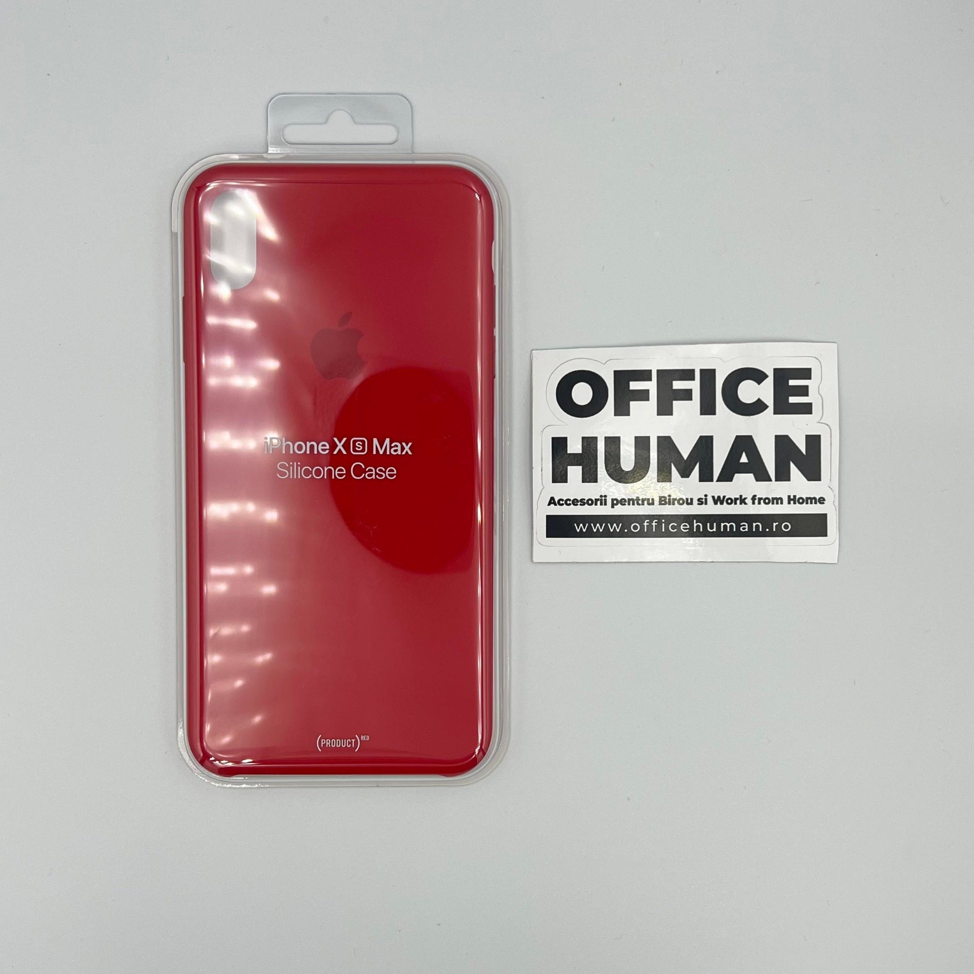 Husa Silicon Apple pt. iPhone XS Max Red - MRWH2ZM/A Originala - 190198763280 - 4