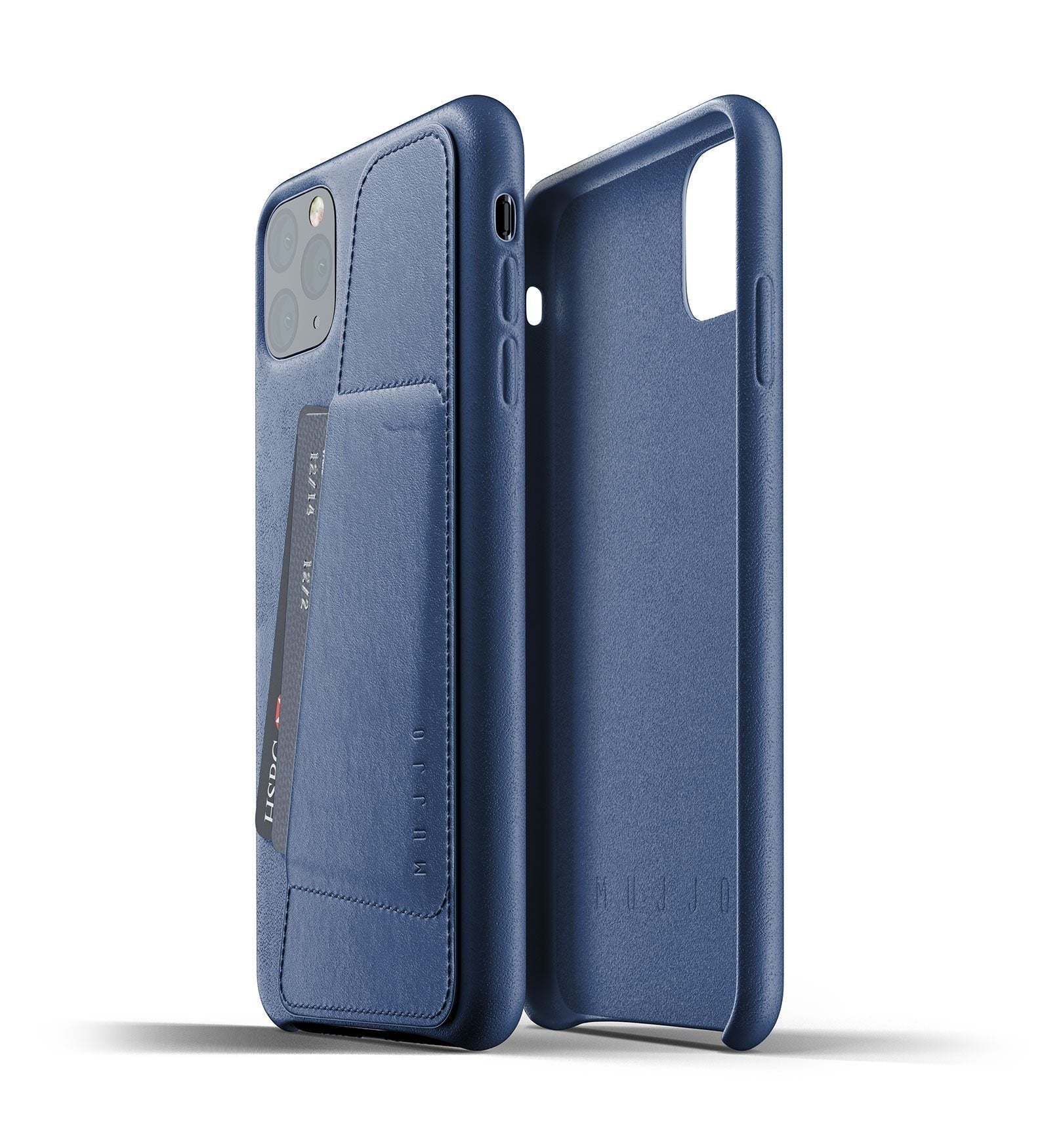 Husa Piele Naturala cu Buzunar Card Mujjo - iPhone 11 Pro Max - MUJJO-CL-004-TN - 8718546172168 - 18