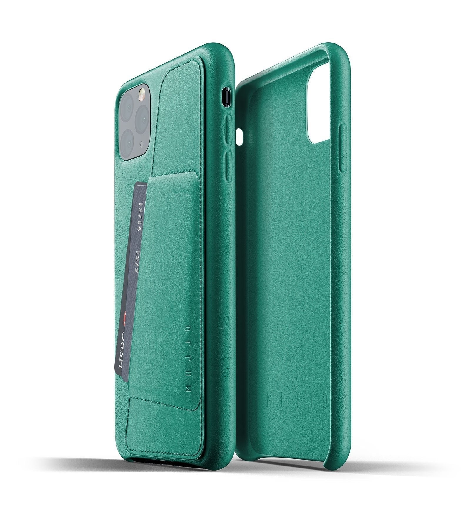 Husa Piele Naturala cu Buzunar Card Mujjo - iPhone 11 Pro Max - MUJJO-CL-004-TN - 8718546172168 - 8