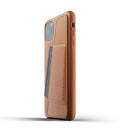 Husa Piele Naturala cu Buzunar Card Mujjo - iPhone 11 Pro Max - Tan - MUJJO-CL-004-TN - 8718546172168 - 1