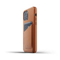 Husa Piele Naturala cu Buzunar Card Mujjo - iPhone 12 & Pro - Tan - MUJJO-CL-008-TN - 8718546172649 - 1