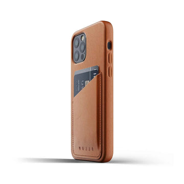 Husa Piele Naturala cu Buzunar Card Mujjo - iPhone 12 & Pro - Tan - MUJJO-CL-008-TN - 8718546172649 - 1