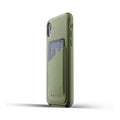 Husa Piele Naturala cu Buzunar Card Mujjo - iPhone XR - Olive - MUJJO-CS-104-OL - 8718546171871 - 1