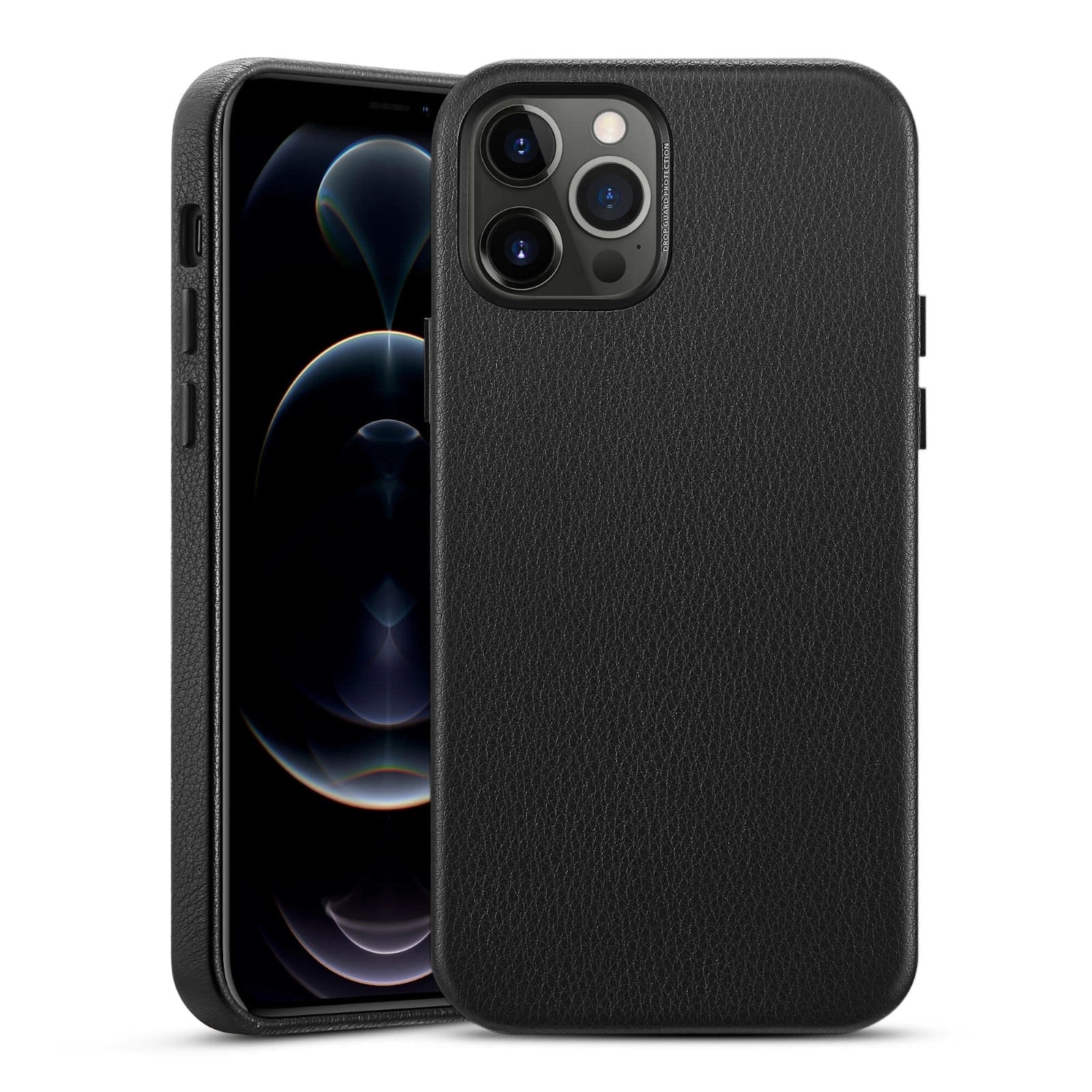 Husa Piele Naturala ESR Metro Premium - iPhone 12 Pro Max - Black - 4894240122440 - 1