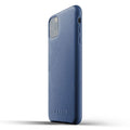 Husa Piele Naturala Mujjo - iPhone 11 Pro Max - Monaco Blue - MUJJO-CL-003-BL - 8718546172144