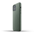 Husa Piele Naturala Mujjo - iPhone 12 & Pro - Slate Green - MUJJO-CL-007-SG - 8718546172632 - 17
