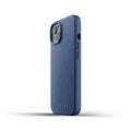 Husa Piele Naturala Mujjo - iPhone 13 - Monaco Blue - MUJJO-CL-021-BL - 8718546172953 - 1