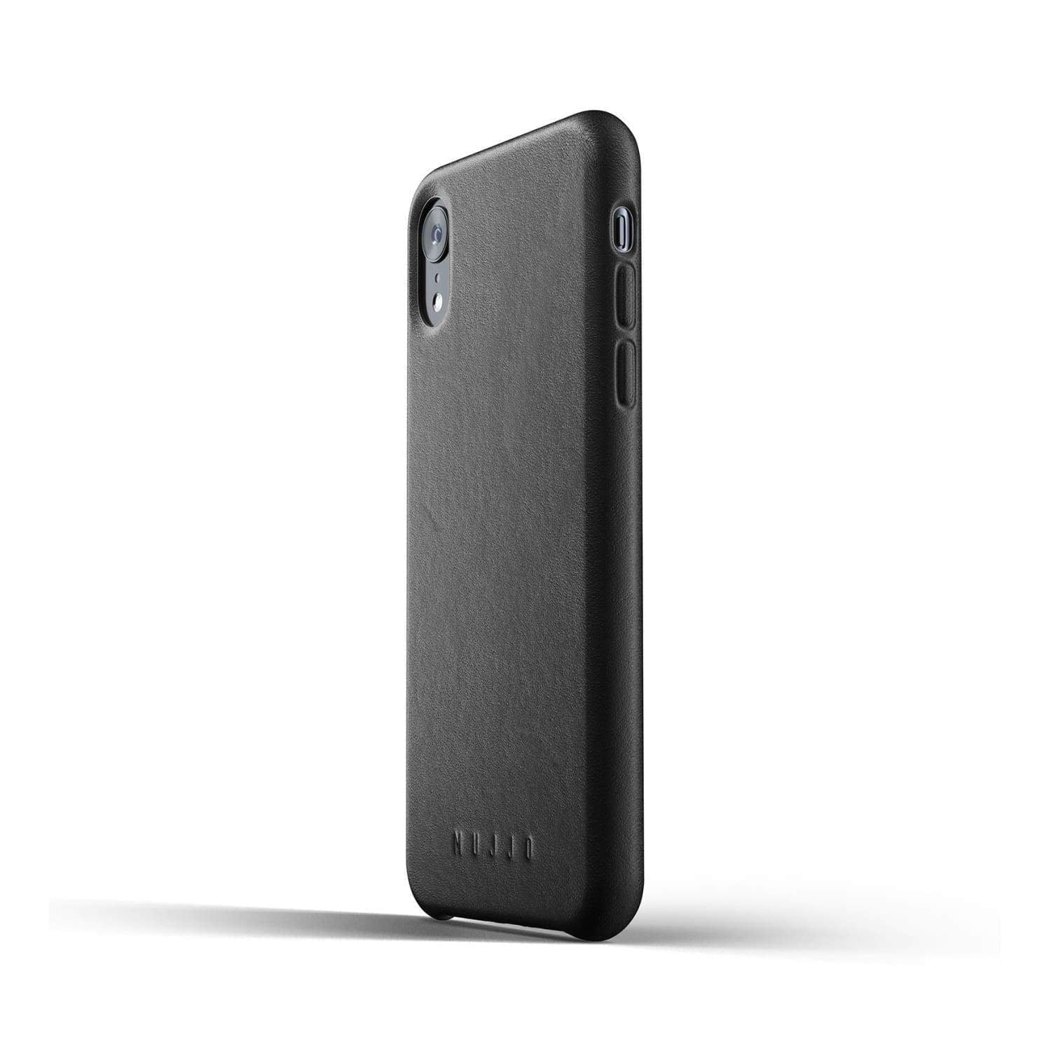 Husa Piele Naturala Mujjo - iPhone XR - Black - MUJJO-CS-105-BK - 8718546171895 - 1