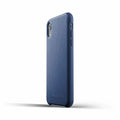 Husa Piele Naturala Mujjo - iPhone XR - Blue - MUJJO-CS-105-BL - 7