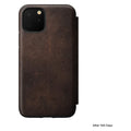 Husa Piele Naturala Nomad Rugged Folio - iPhone 11 Pro - Rustic Brown - NM21WR0000 - 856504015886 - 6