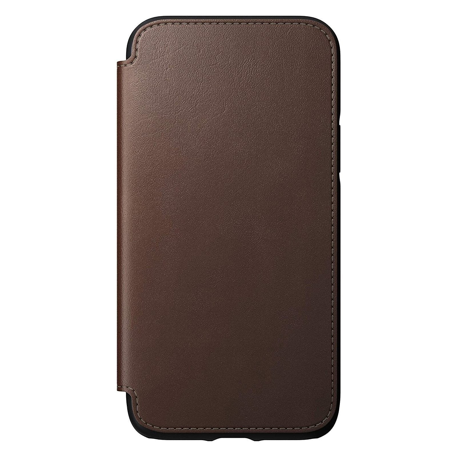 Husa Piele Naturala Nomad Rugged Folio - iPhone 11 Pro - Rustic Brown - NM21WR0000 - 856504015886 - 3