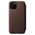 Husa Piele Naturala Nomad Rugged Folio - iPhone 11 Pro - Rustic Brown - NM21WR0000 - 856504015886 - 1