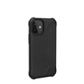 Husa Piele Naturala Urban Armor Gear Metropolis LT - iPhone 12 Mini - Black - 11234O118340 - 812451036725 - 3