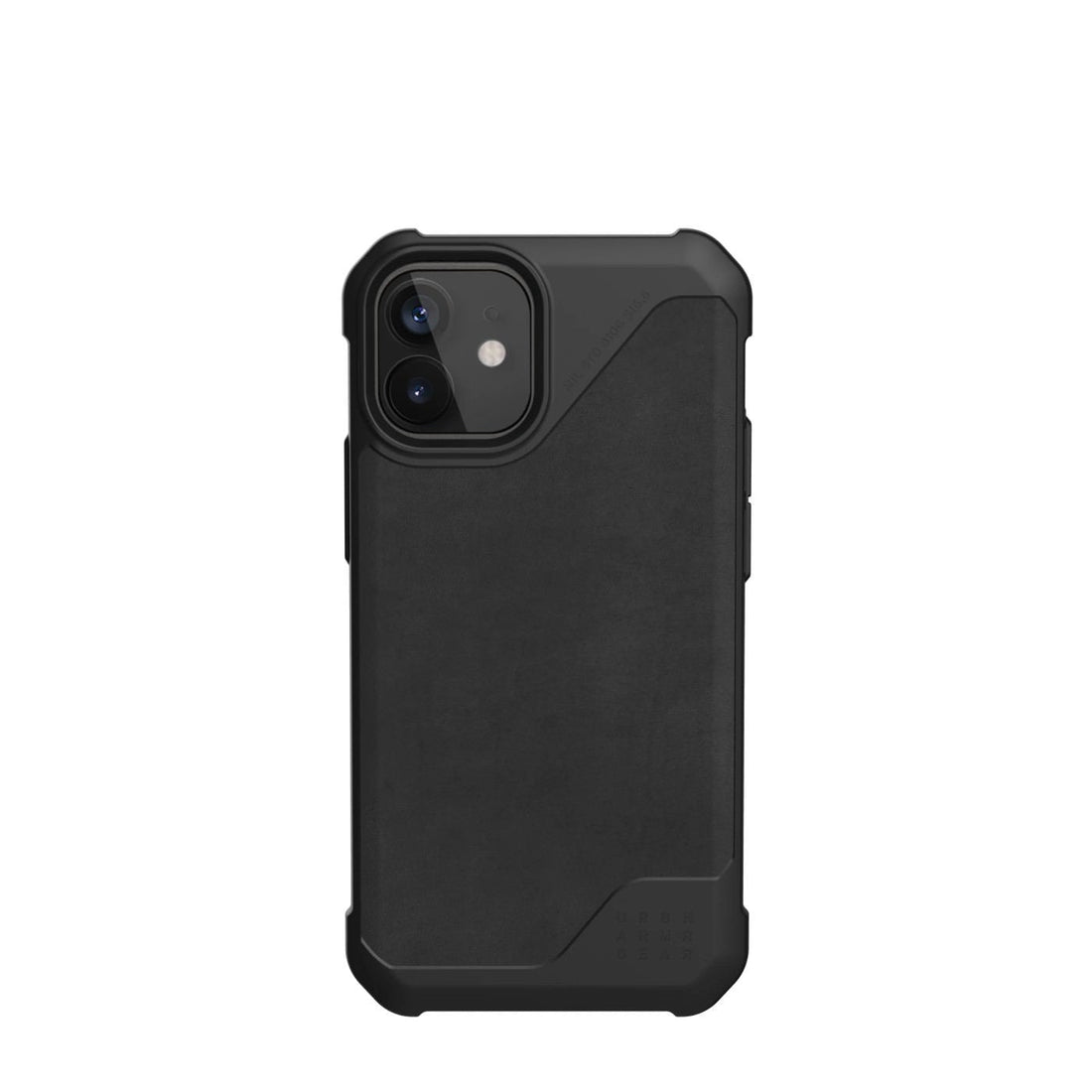 Husa Piele Naturala Urban Armor Gear Metropolis LT - iPhone 12 Mini - Black - 11234O118340 - 812451036725 - 1