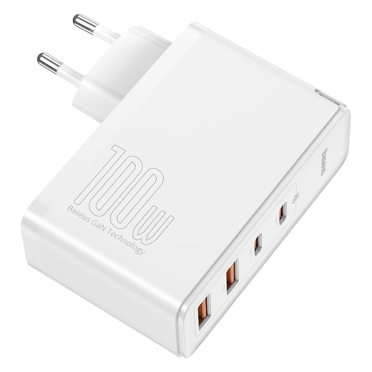 Incarcator Priza Baseus GaN2 Pro - 2 x USB-C USB 100 W Quick Charge 4.0 Power Delivery 3.0 Huawei SuperCharge Cablu - CCGAN2P-L02