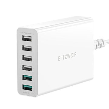 Incarcator Priza BlitzWolf BW-S15 - 6 x USB 60 W Quick Charge 3.0 - 5907489604321 - 1