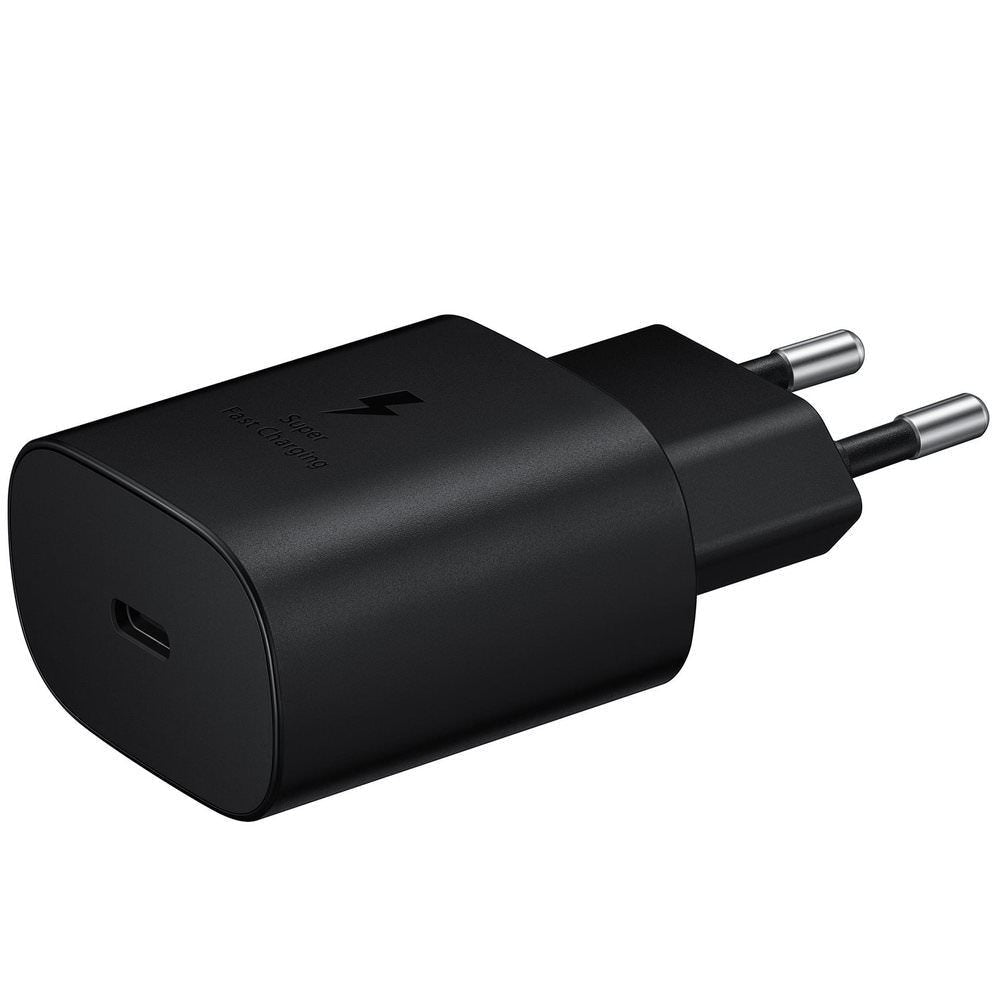 Incarcator Priza Original Samsung 25W EP-TA800NBEGEU - USB-C Power Delivery 3.0 Super Fast Charging - Black - 8806090973369 - 1