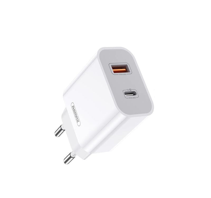 Incarcator Priza Remax Surie RP-U68 - USB-C + USB 20W Power Delivery Quick Charge - 6954851272151 - 1