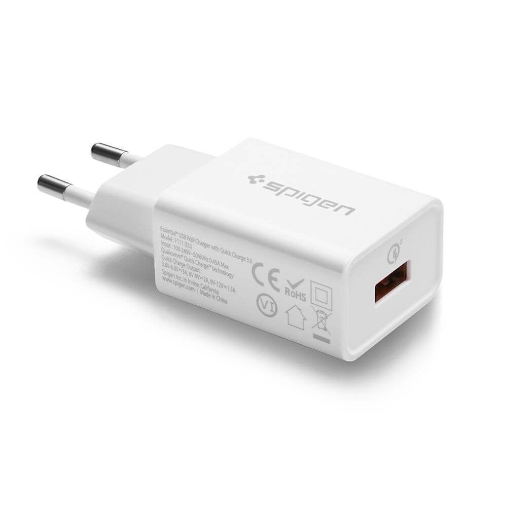 Incarcator Priza Spigen F111 - USB 18W Quick Charge 3.0 - 000CA26332 - 8809640256974 - 3