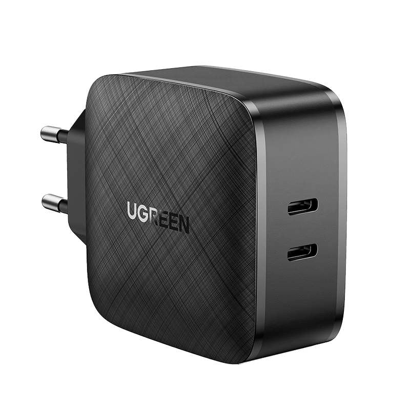 Incarcator Priza Ugreen CD216 - 2 x USB-C 66 W Quick Charge 3.0 Power Delivery - 70867 - 6957303878673 - 1