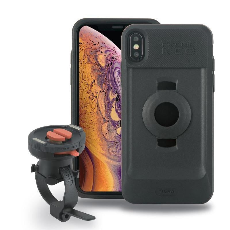 Kit Suport Bicicleta Tigra Sport FitClic Neo & Husa iPhone - Resigilat - XS Max - FN-IPHXM-BK-P - 4895161704173 - 16