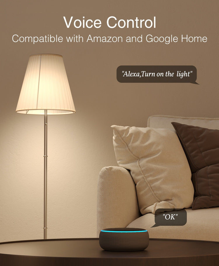 Set 2 x Bec Smart Gosund NiteBird LB1 E27 Alb - 8W 800lm 2700K Reglabil APP Alexa Google Assistant Timer - LB1-2pack - 5907489608107 - 9