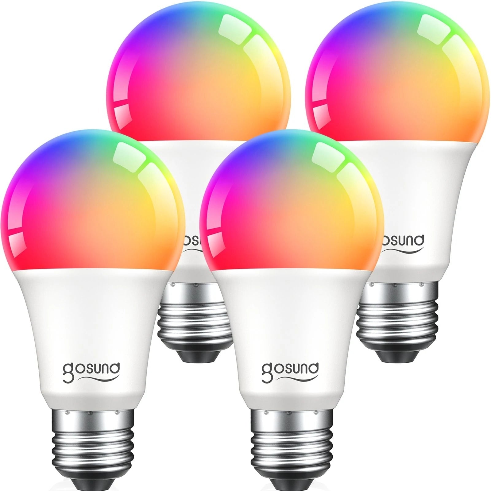 Set 4 x Bec Smart Gosund NiteBird WB4 E27 RGB - 8W 800lm 2700-6500K Reglabil APP Alexa Google Assistant Timer - WB4-4pack - 5907489608640