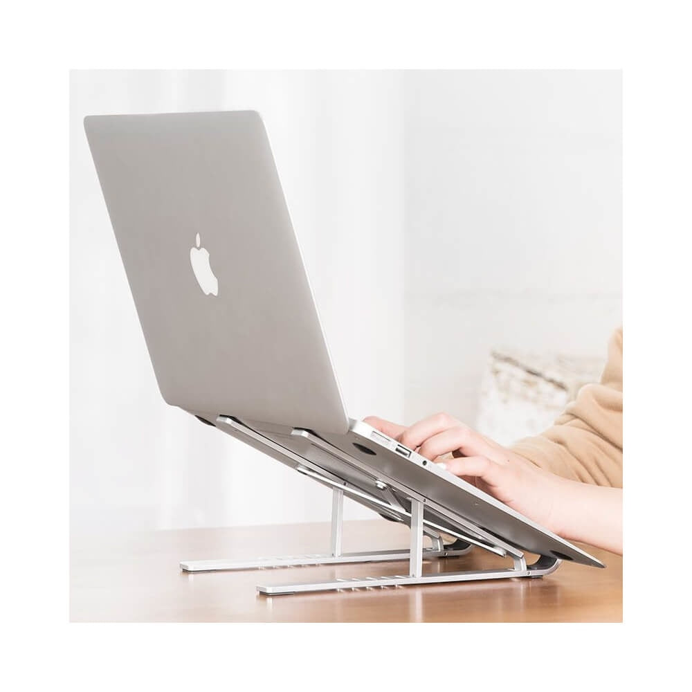 Suport Stand Universal Laptop Tech-Protect Alustand - Pliabil Portabil Aluminiu - 795787711361 - 9