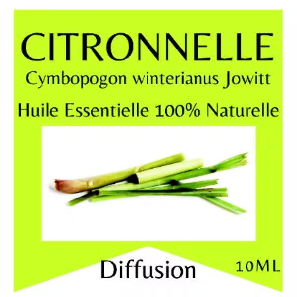 Ulei Esential Citronella 10ml - 100% Pur Natural Organic - HE_CIT - 3700643502776 - 2